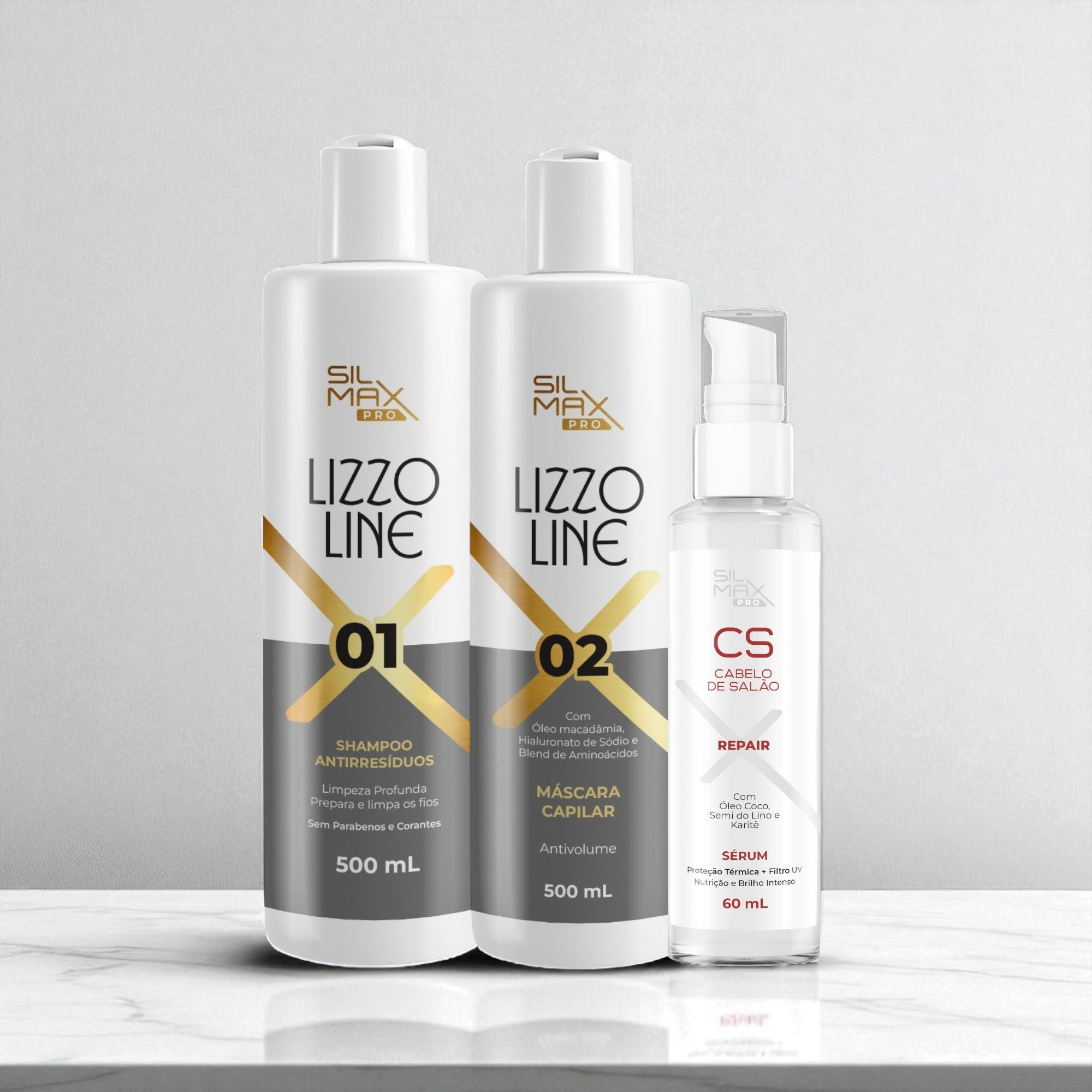 Kit Lizzo Line Completo 3 itens