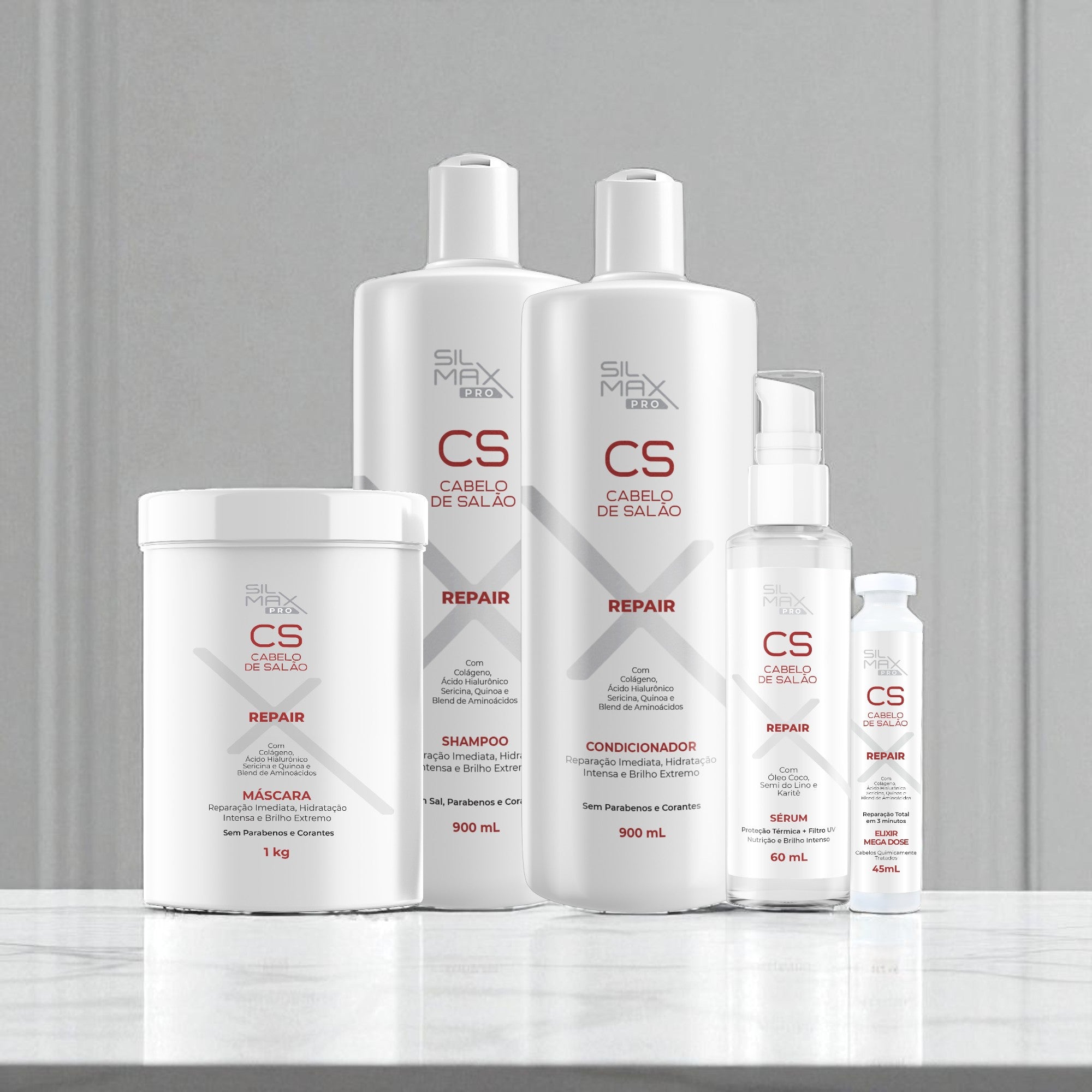 Kit Profissional Linha Repair 5 itens